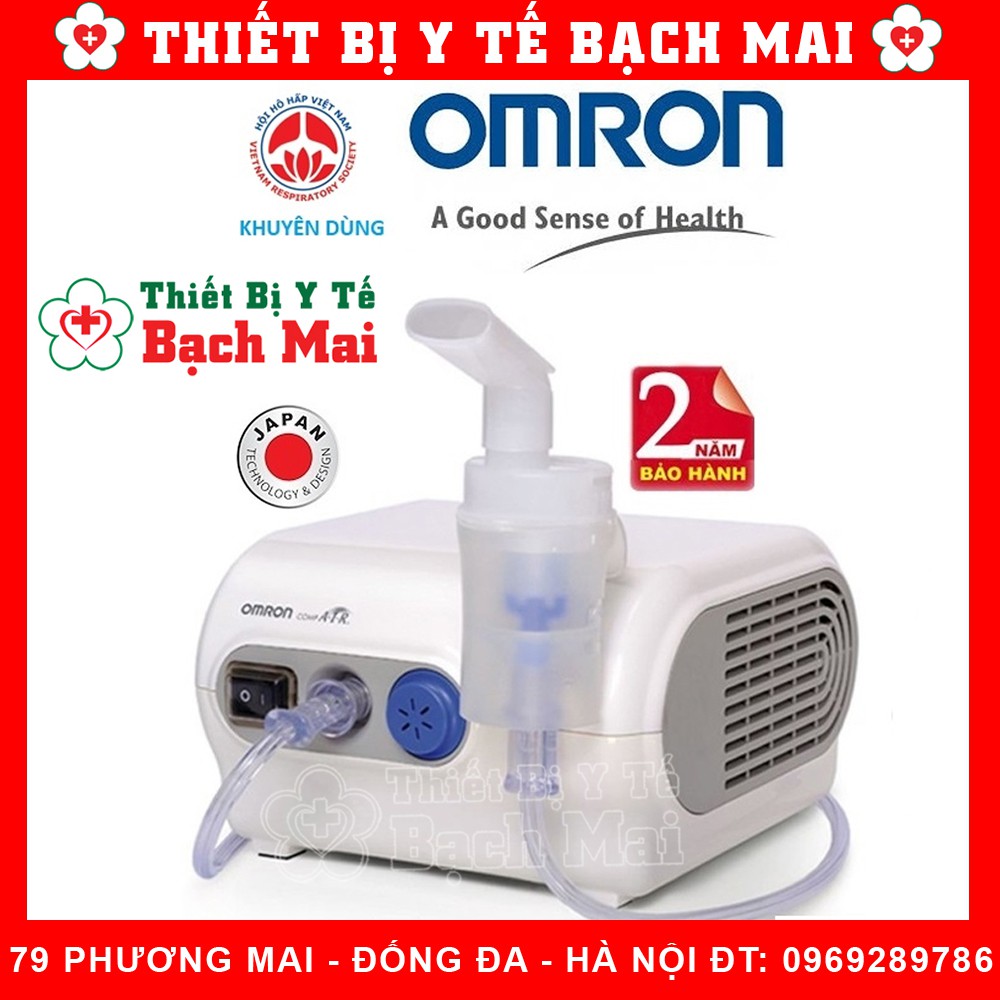 Máy Xông Mũi Họng Xông Khí Dung OMRON NE-C28 [NHẬT BẢN BH 2 năm]